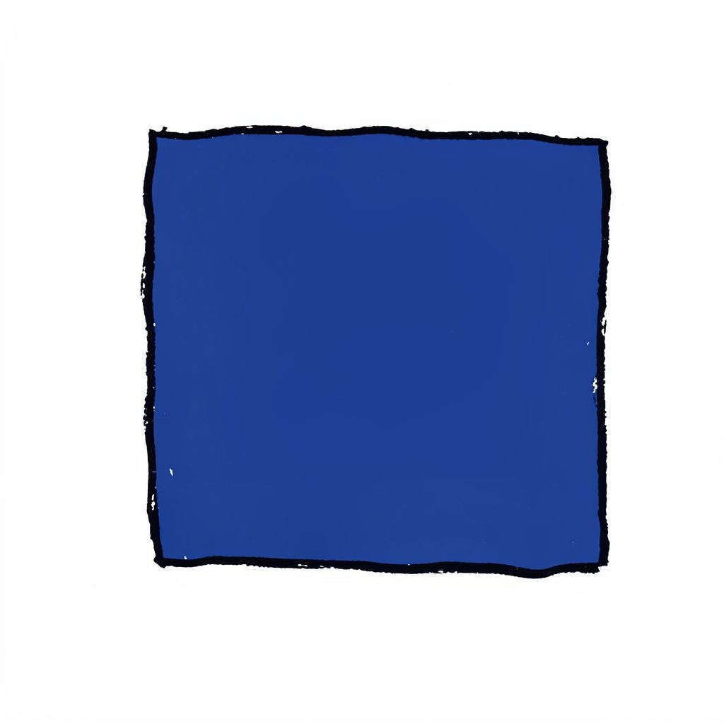 Simple duotone-blue icon of a headset with a microphone